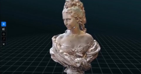 Numérisation 3D statue