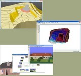 logiciel mnt, cubature, profil